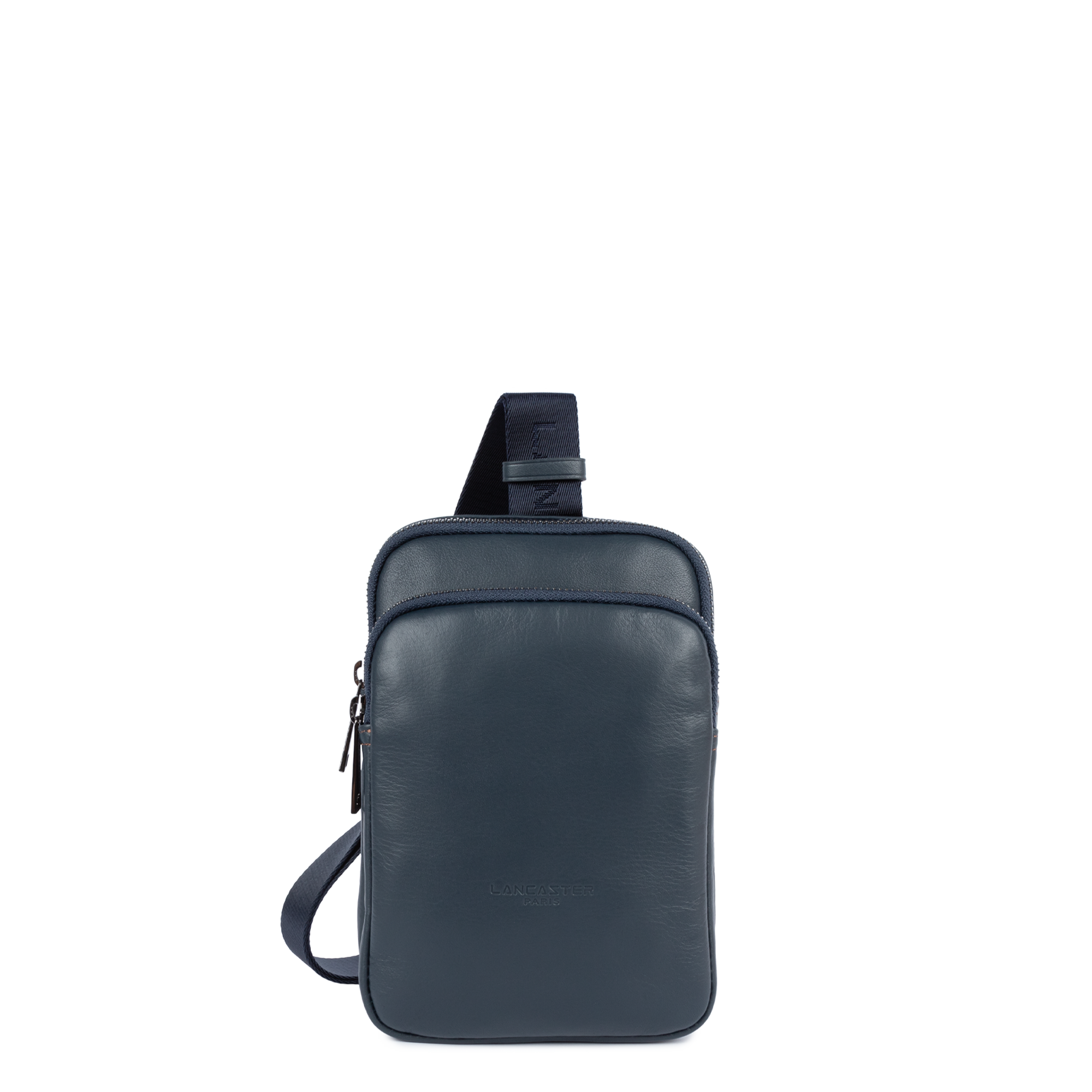 Lancaster Soft Vintage Homme - Portafogli Uomo In Pelle, Colore Bleu/Cammello, Dimensioni 11x13x2 Cm, Accessorio Francese - 3
