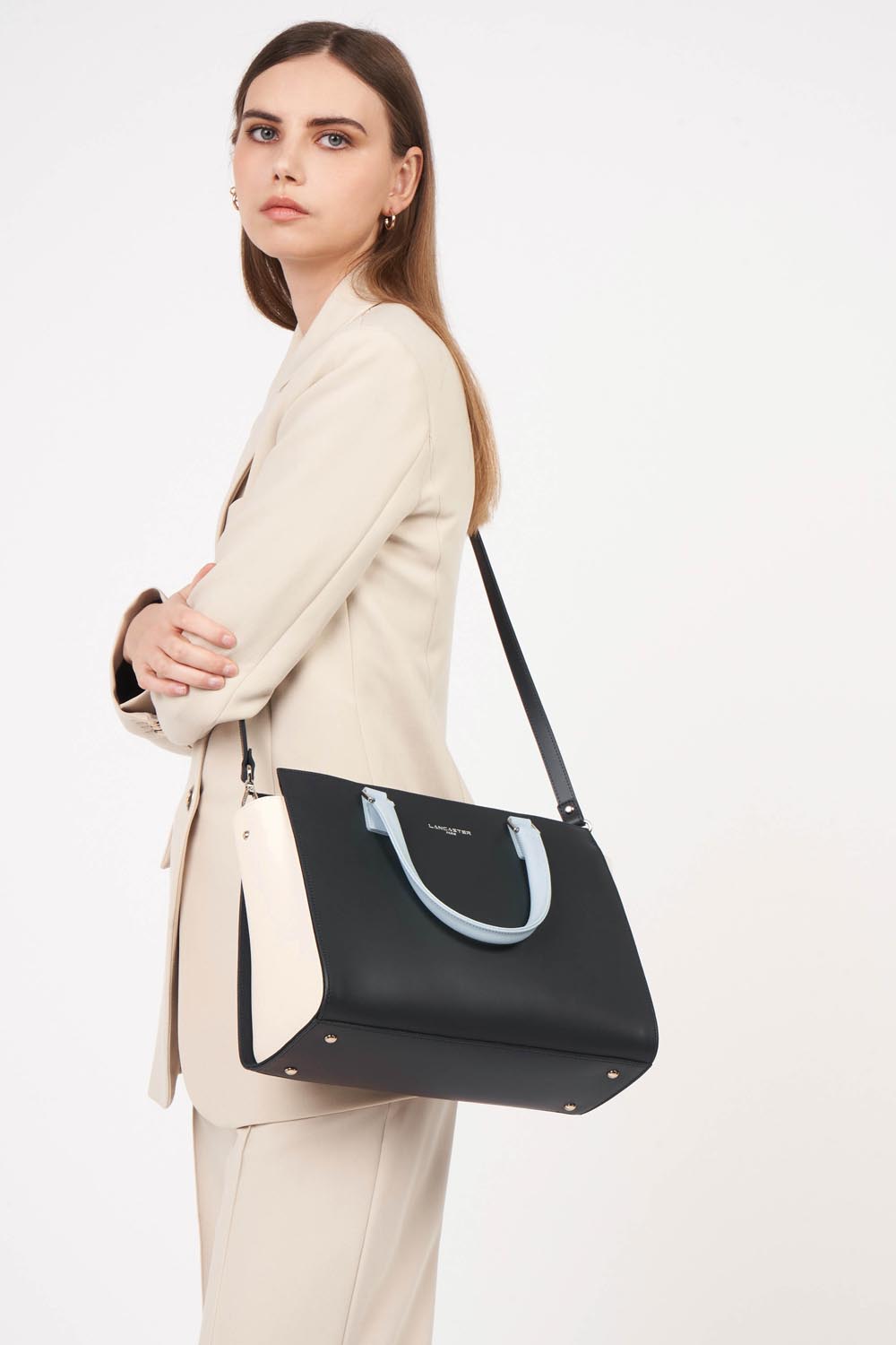 grand sac cabas main - smooth