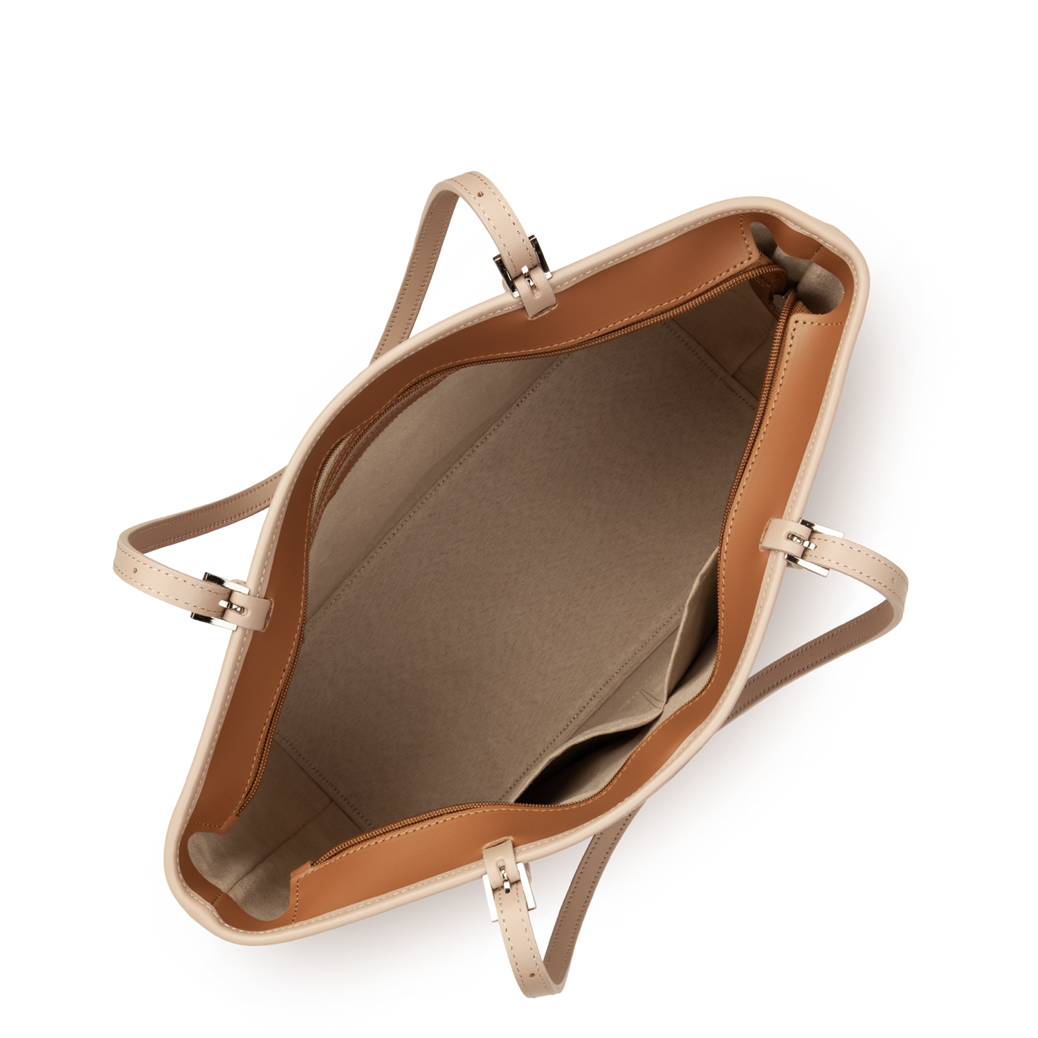 grand sac cabas épaule - smooth