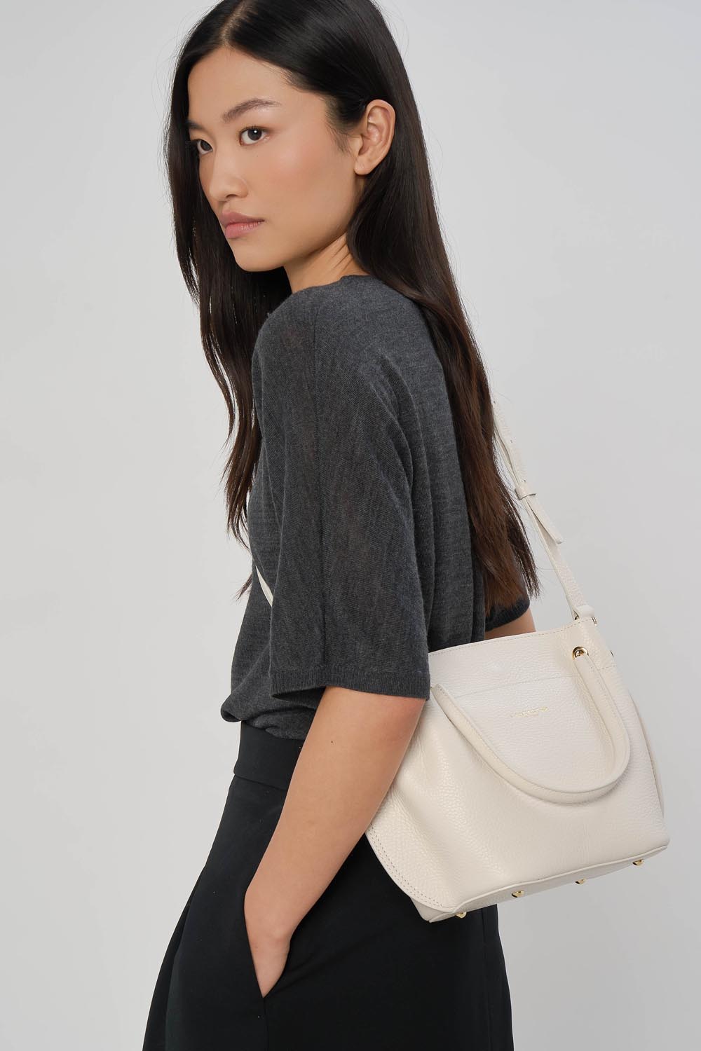 sac à main - foulonné double