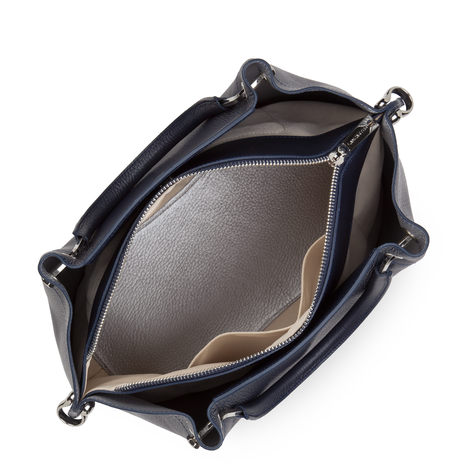 grand sac à main - foulonné double