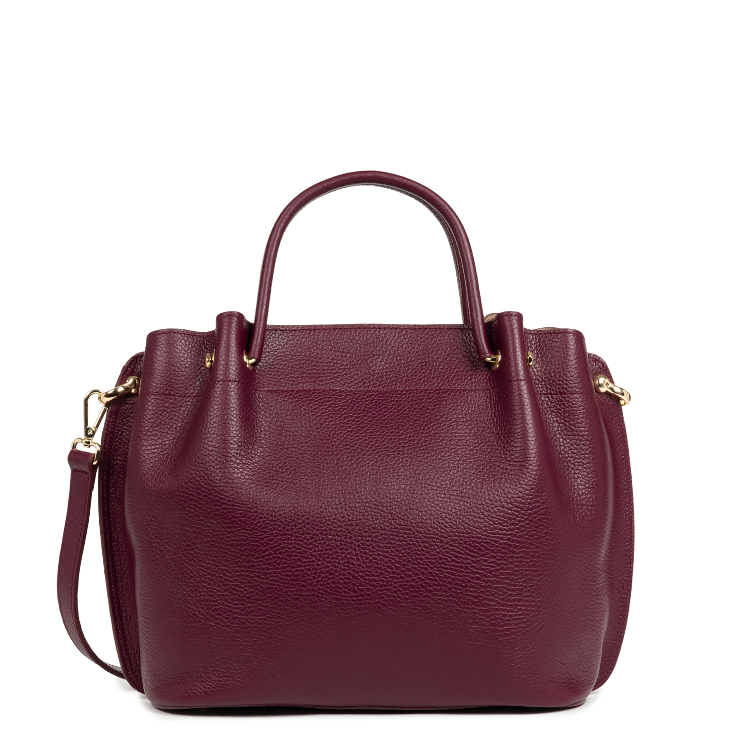 grand sac à main - foulonné double