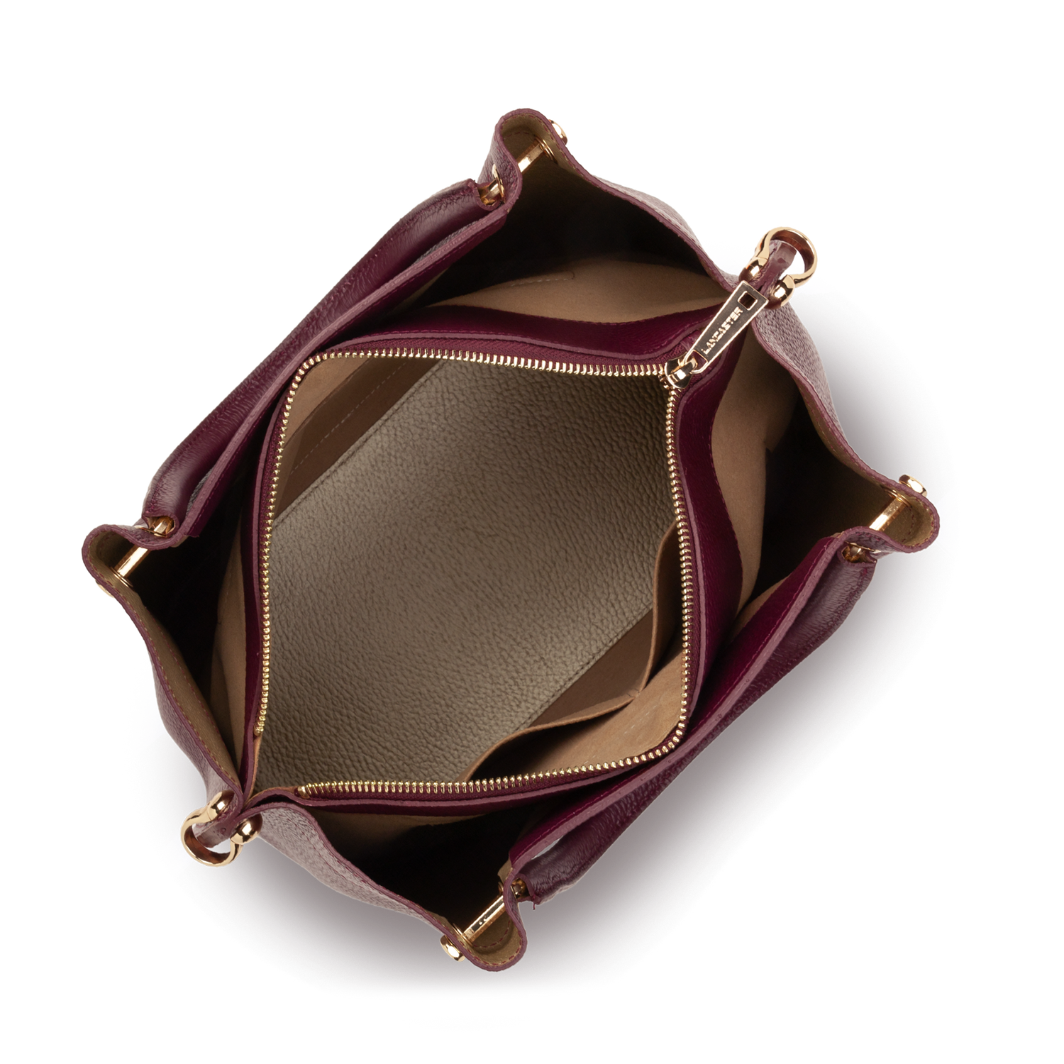 grand sac à main - foulonné double