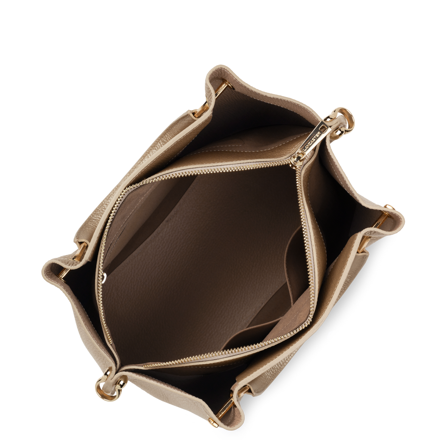 grand sac à main - foulonné double