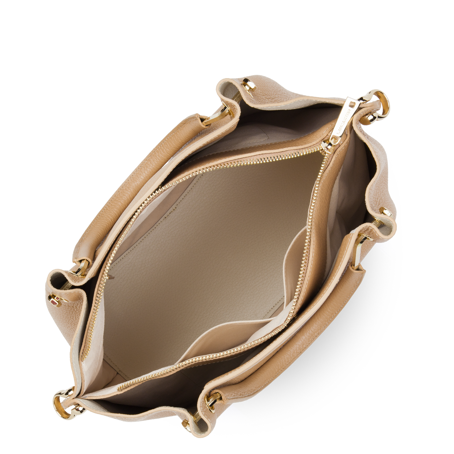 grand sac à main - foulonné double