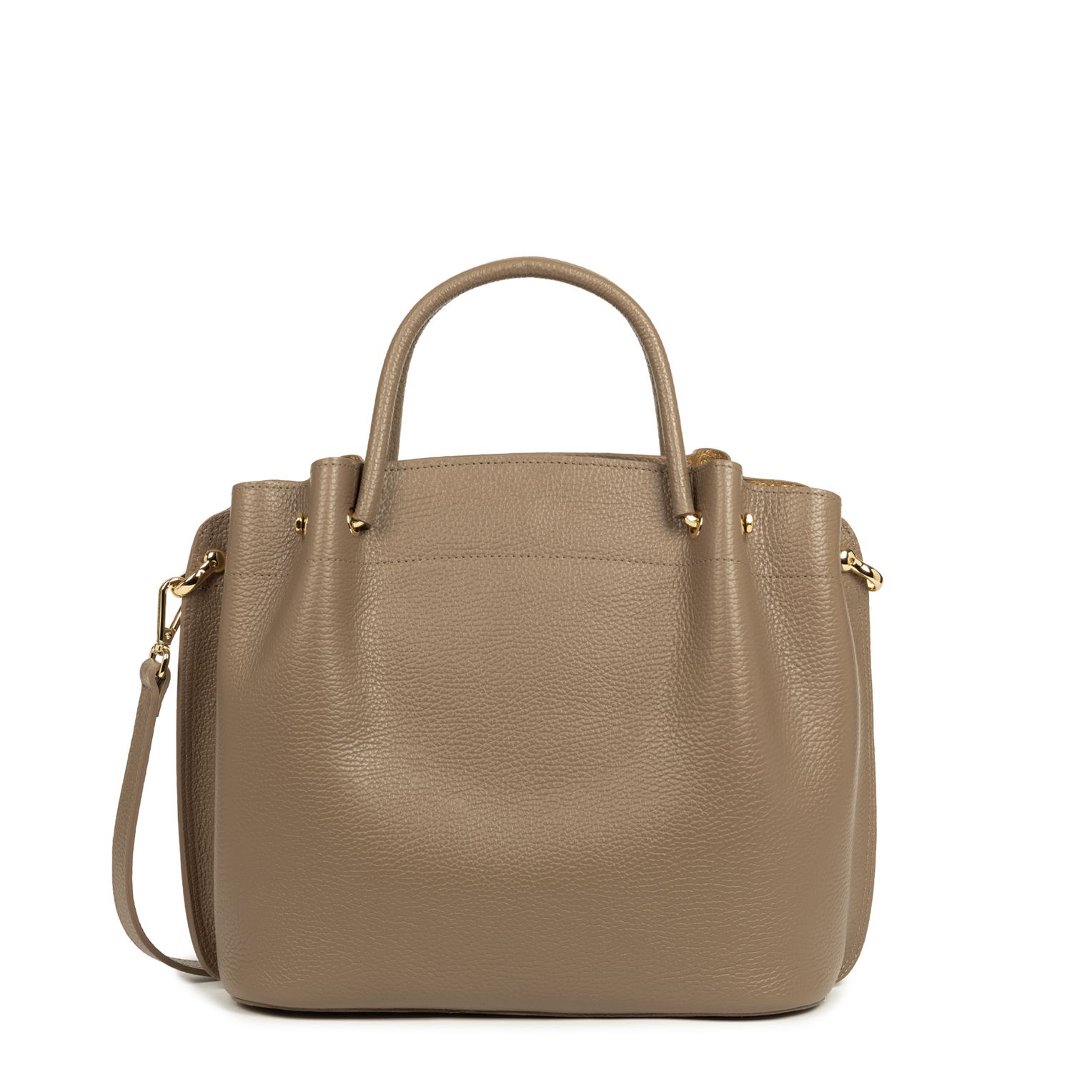 grand sac à main - foulonné double