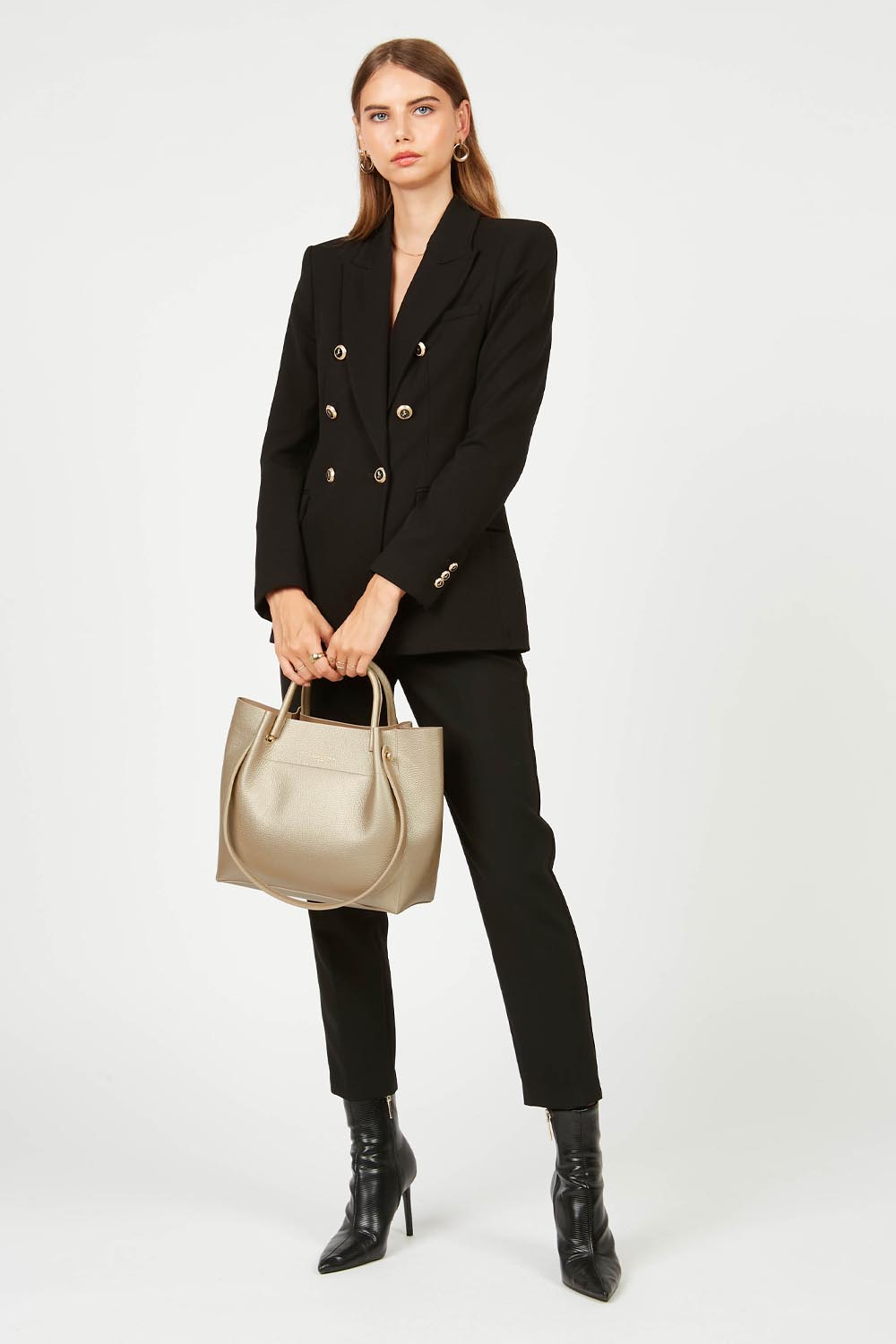 sac cabas épaule - foulonné double