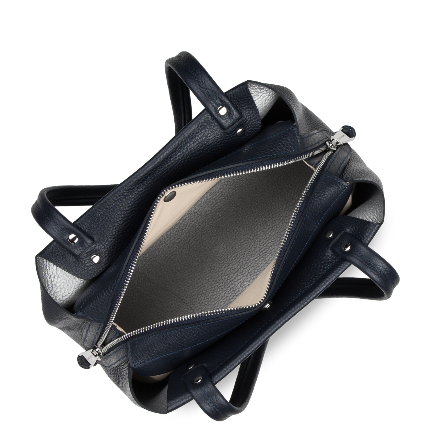 sac cabas épaule - foulonné double