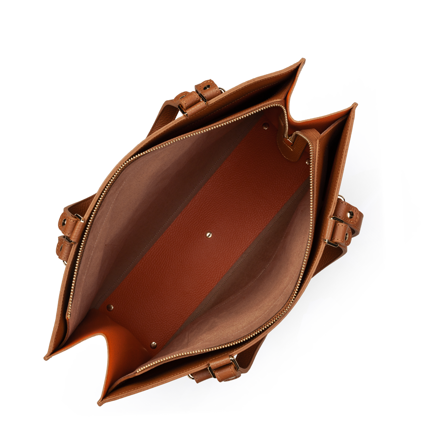 très grand sac cabas épaule - foulonné double