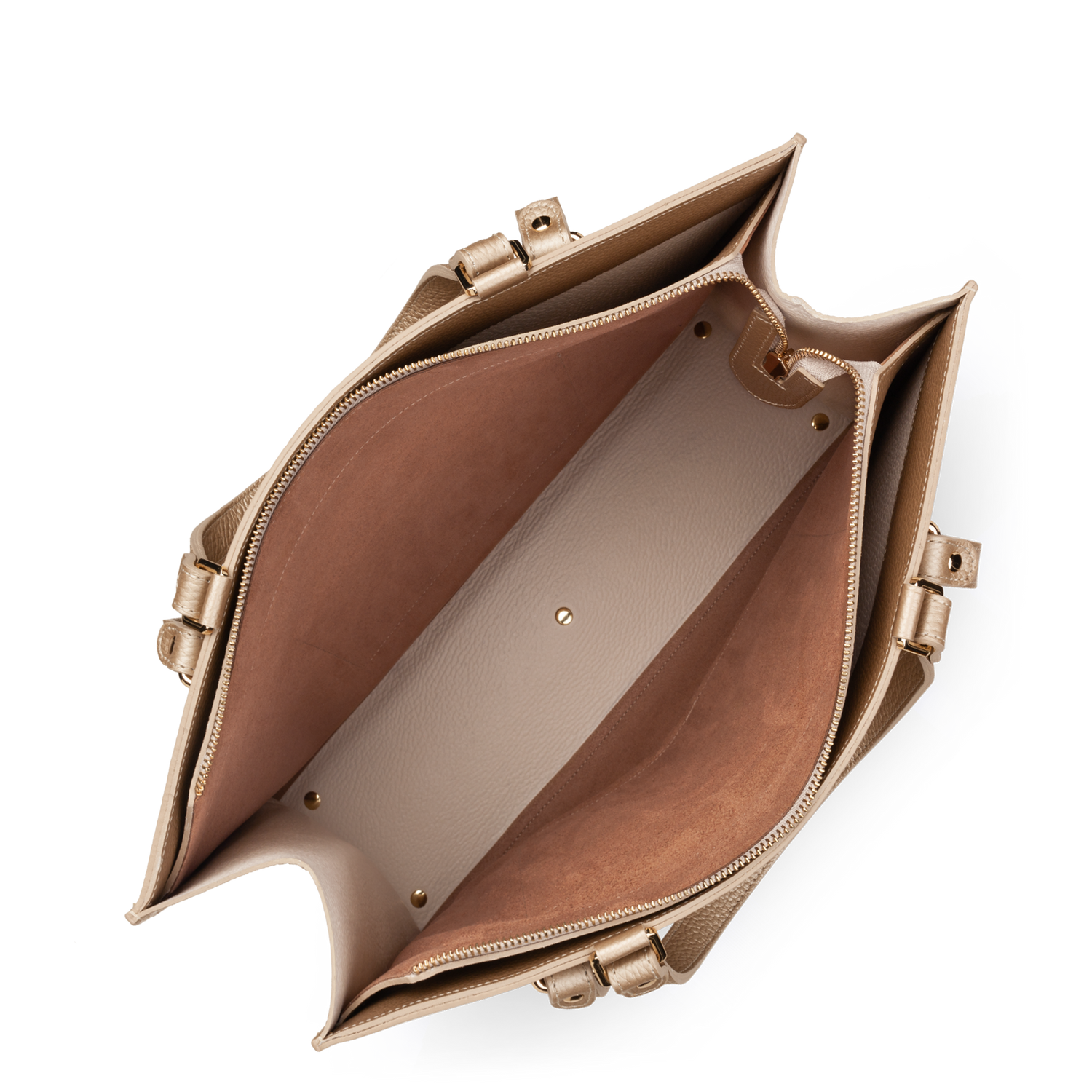 très grand sac cabas épaule - foulonné double