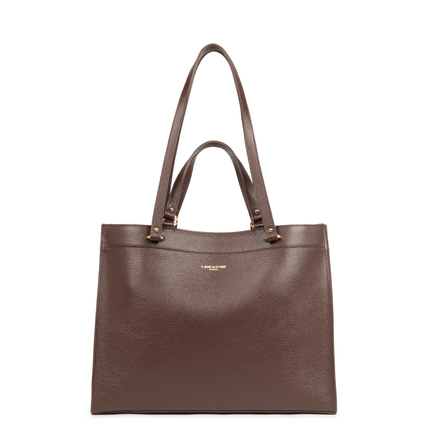 très grand sac cabas épaule - foulonné double