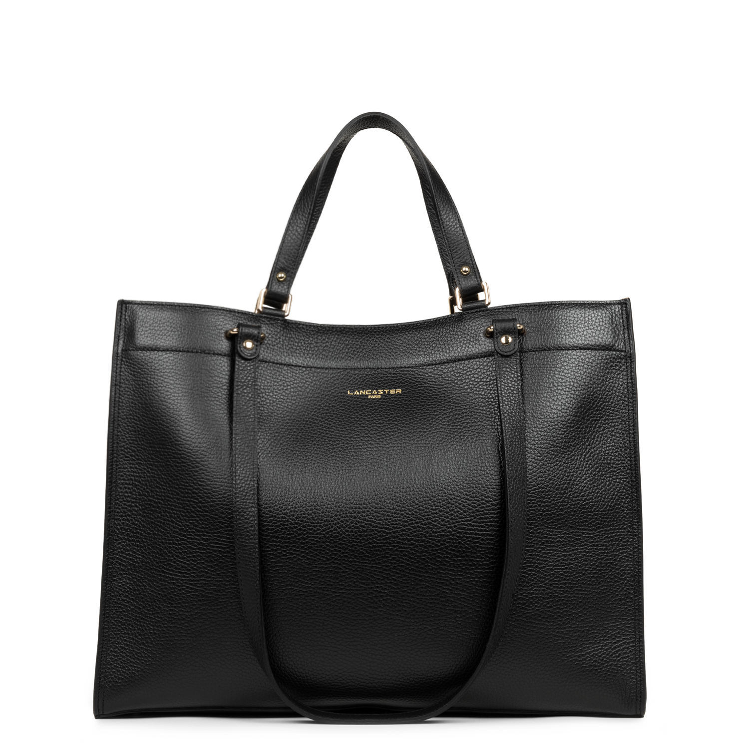 très grand sac cabas épaule - foulonné double