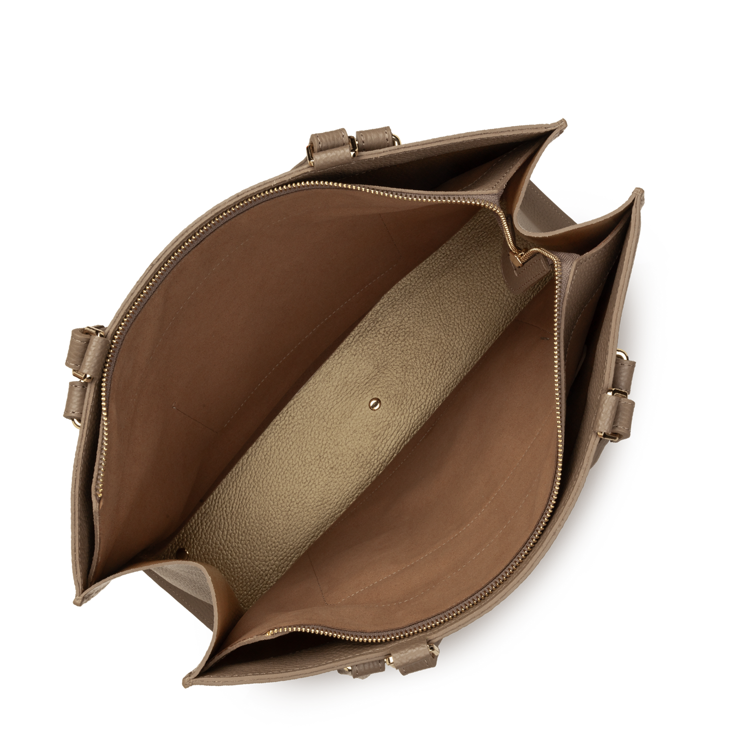 très grand sac cabas épaule - foulonné double