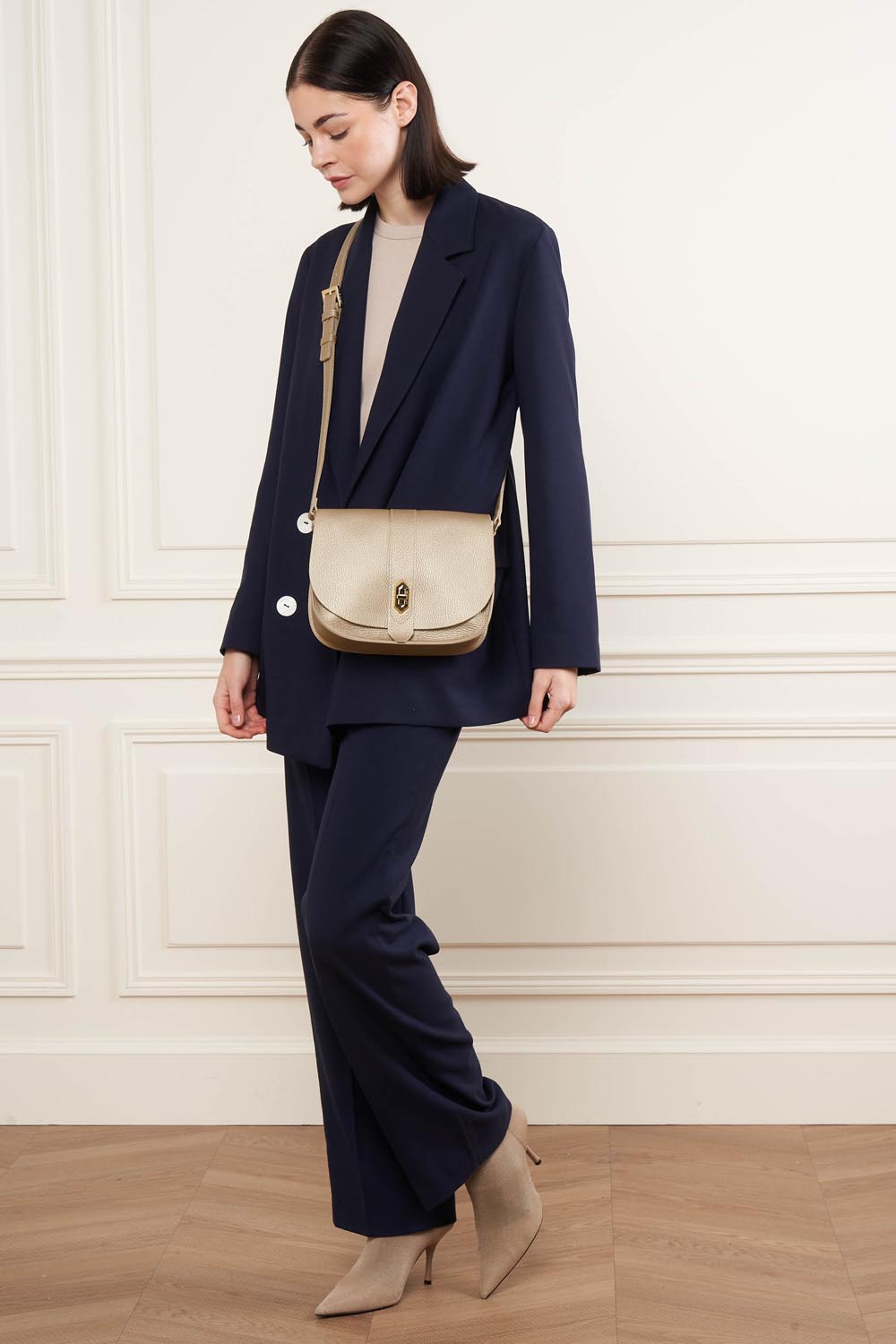 sac besace - top double