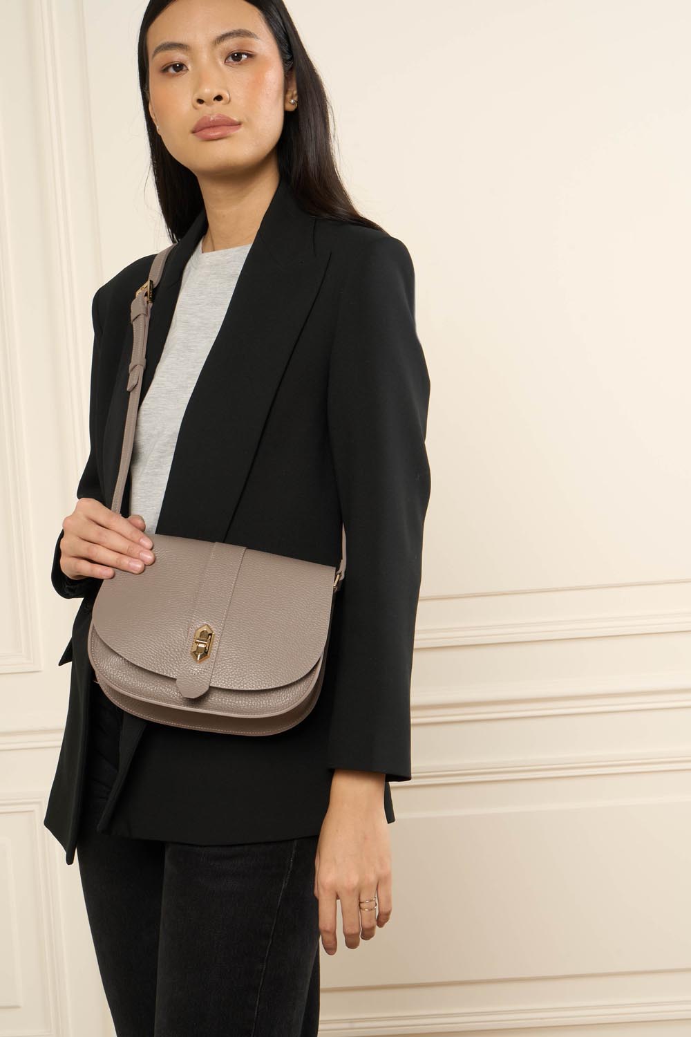 sac besace - top double