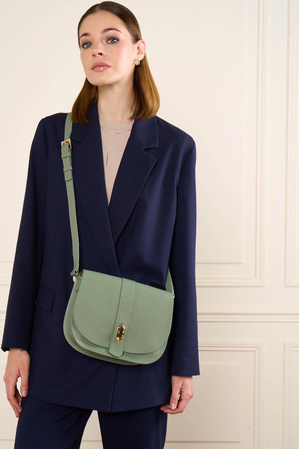 sac besace - top double