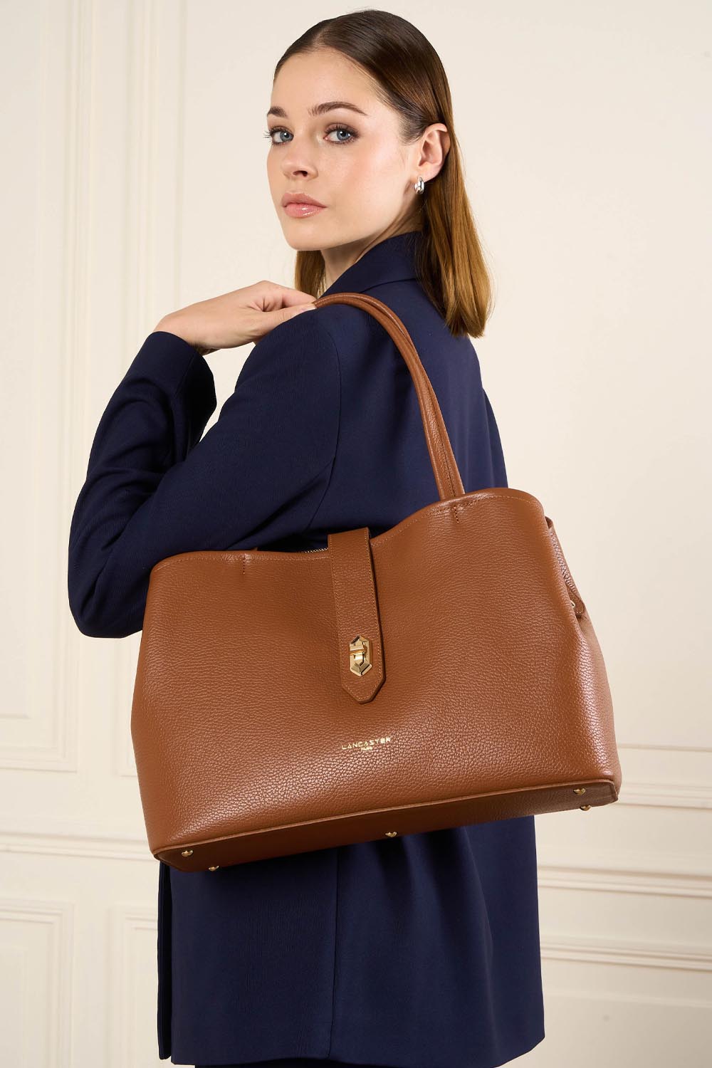 grand sac cabas épaule - top double