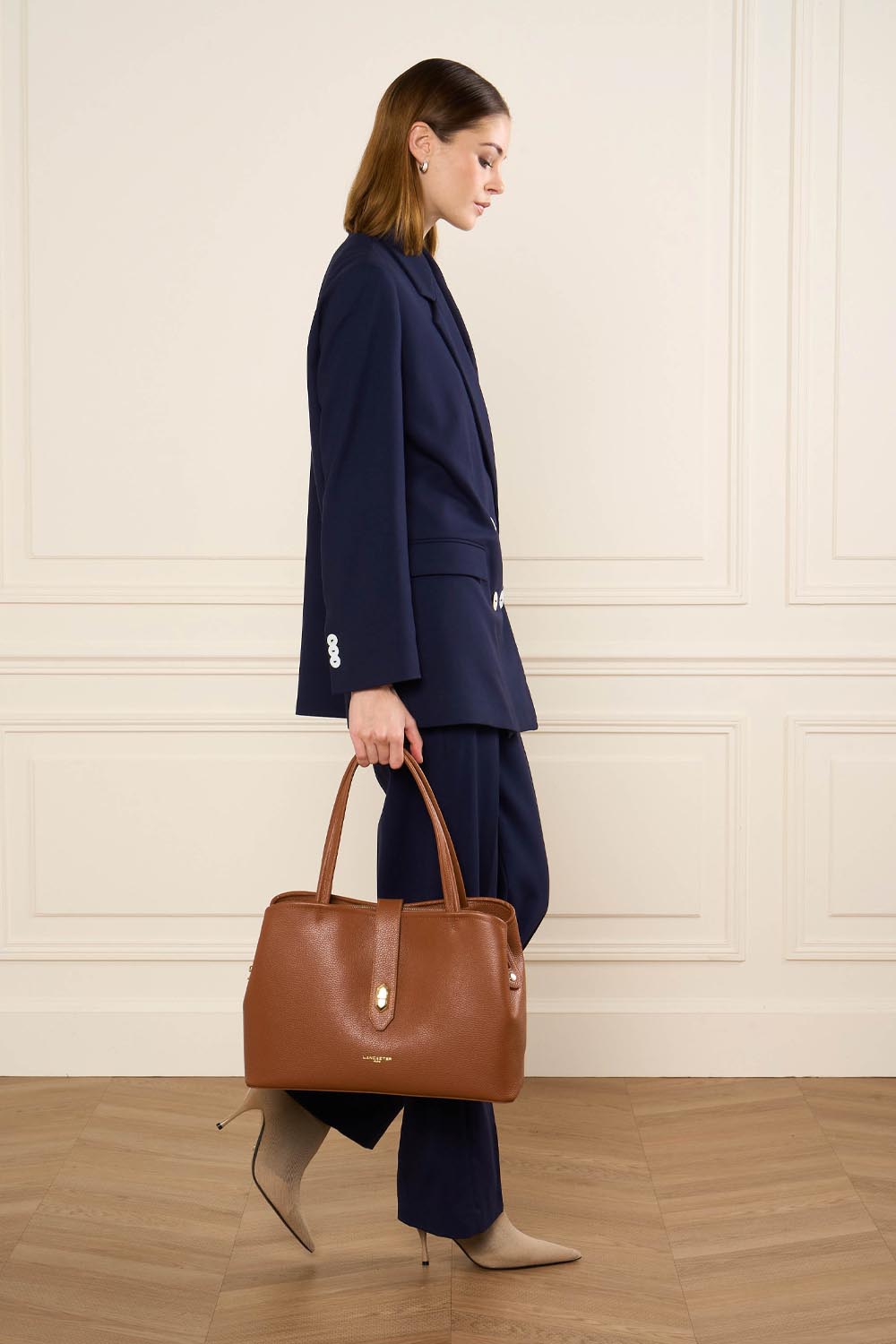 grand sac cabas épaule - top double