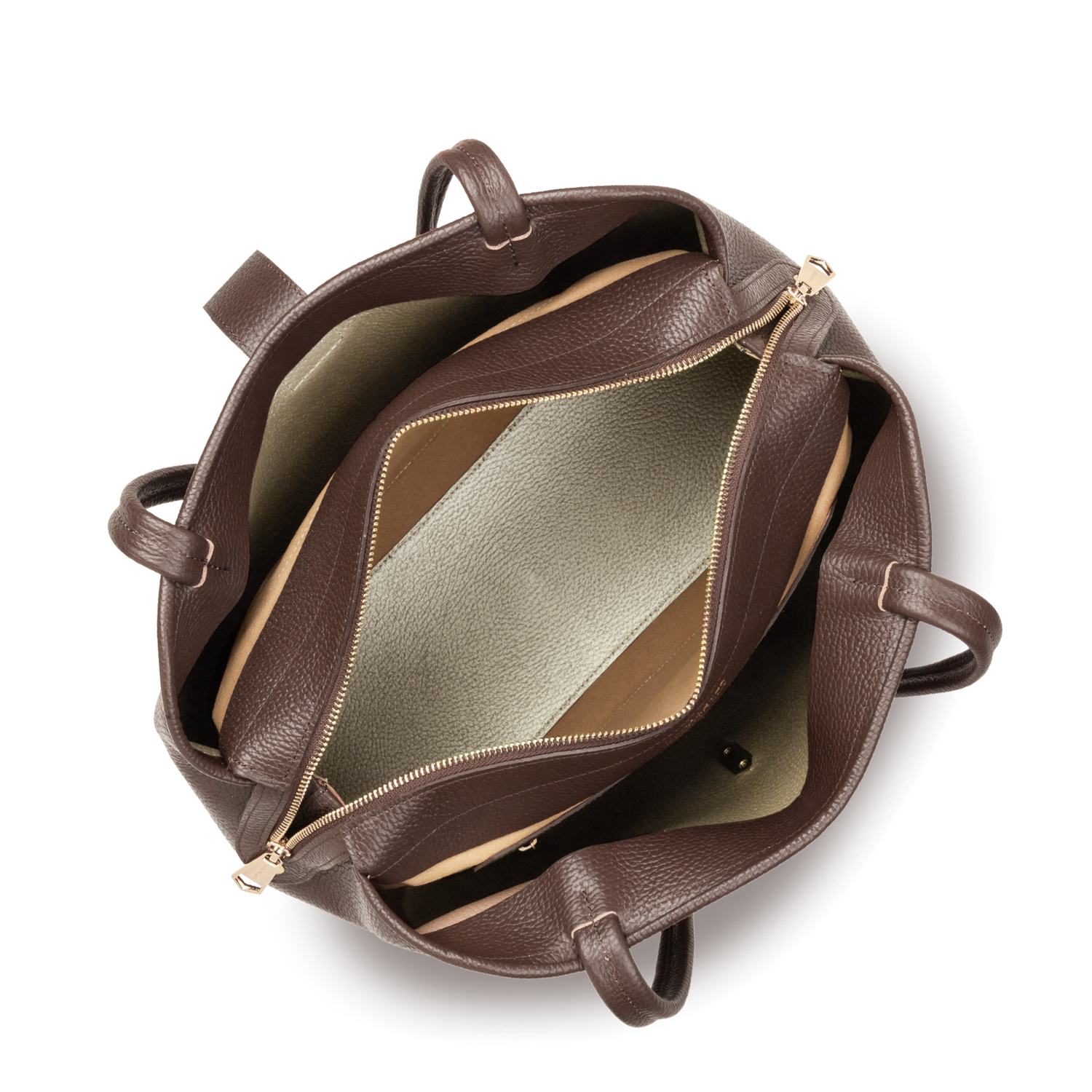 grand sac cabas épaule - top double