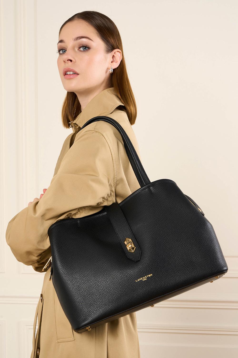 grand sac cabas épaule - top double