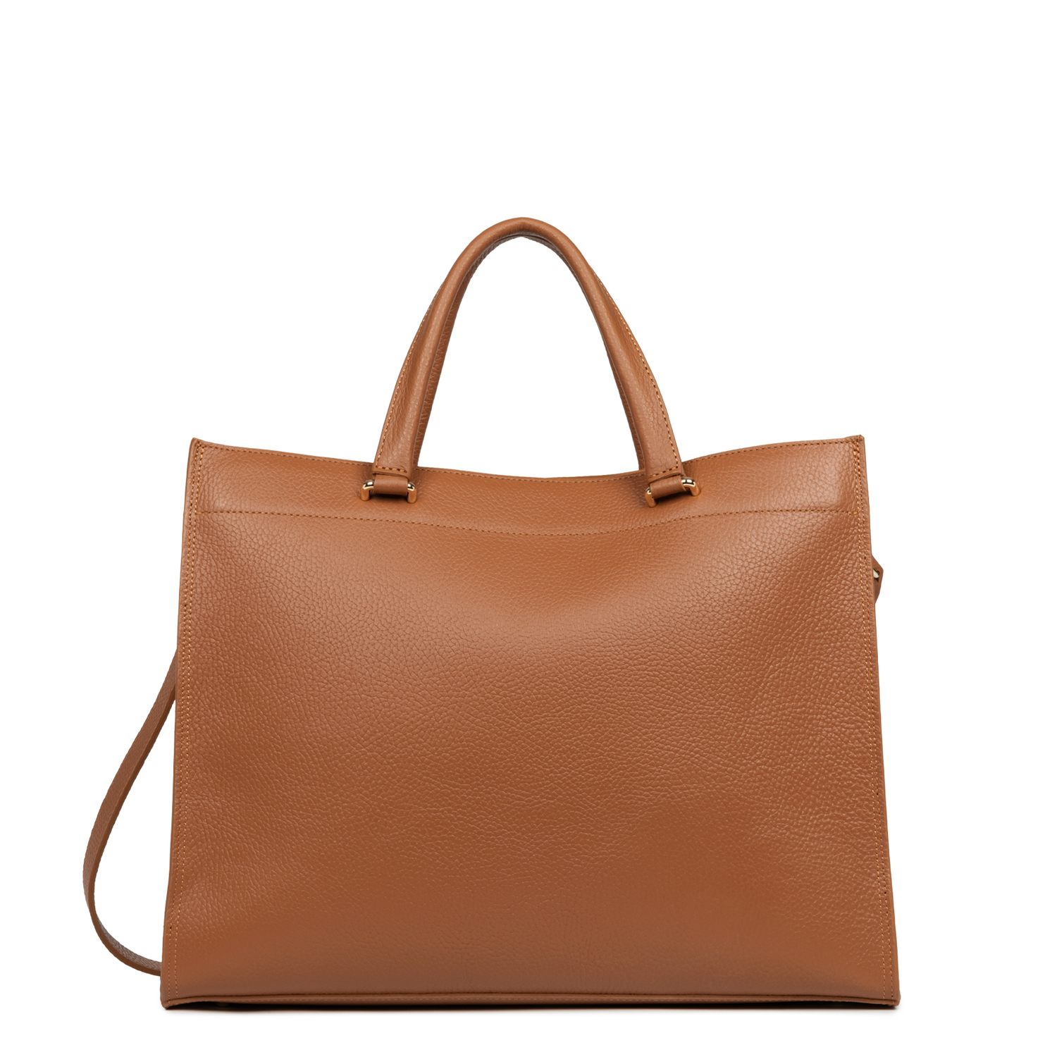 grand sac cabas épaule - foulonné double