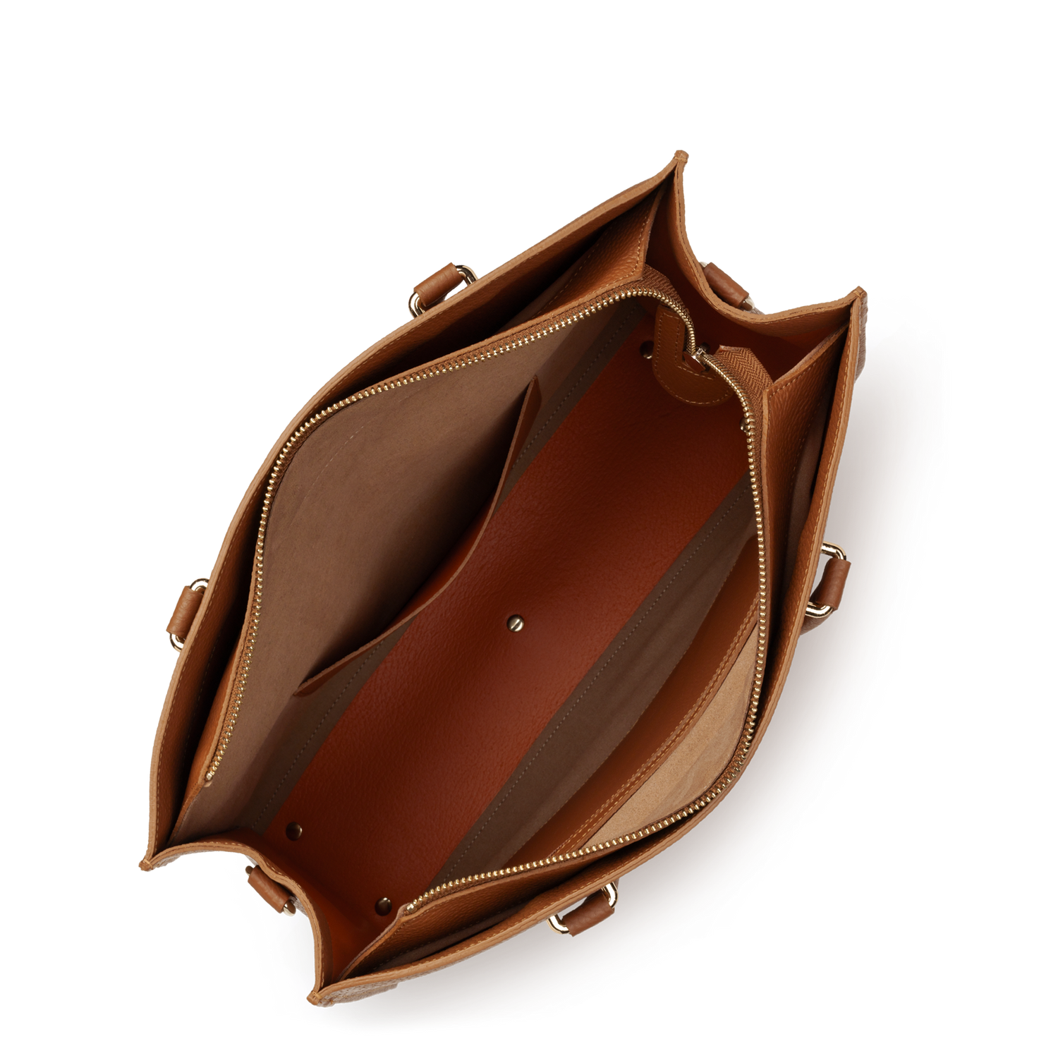 grand sac cabas épaule - foulonné double