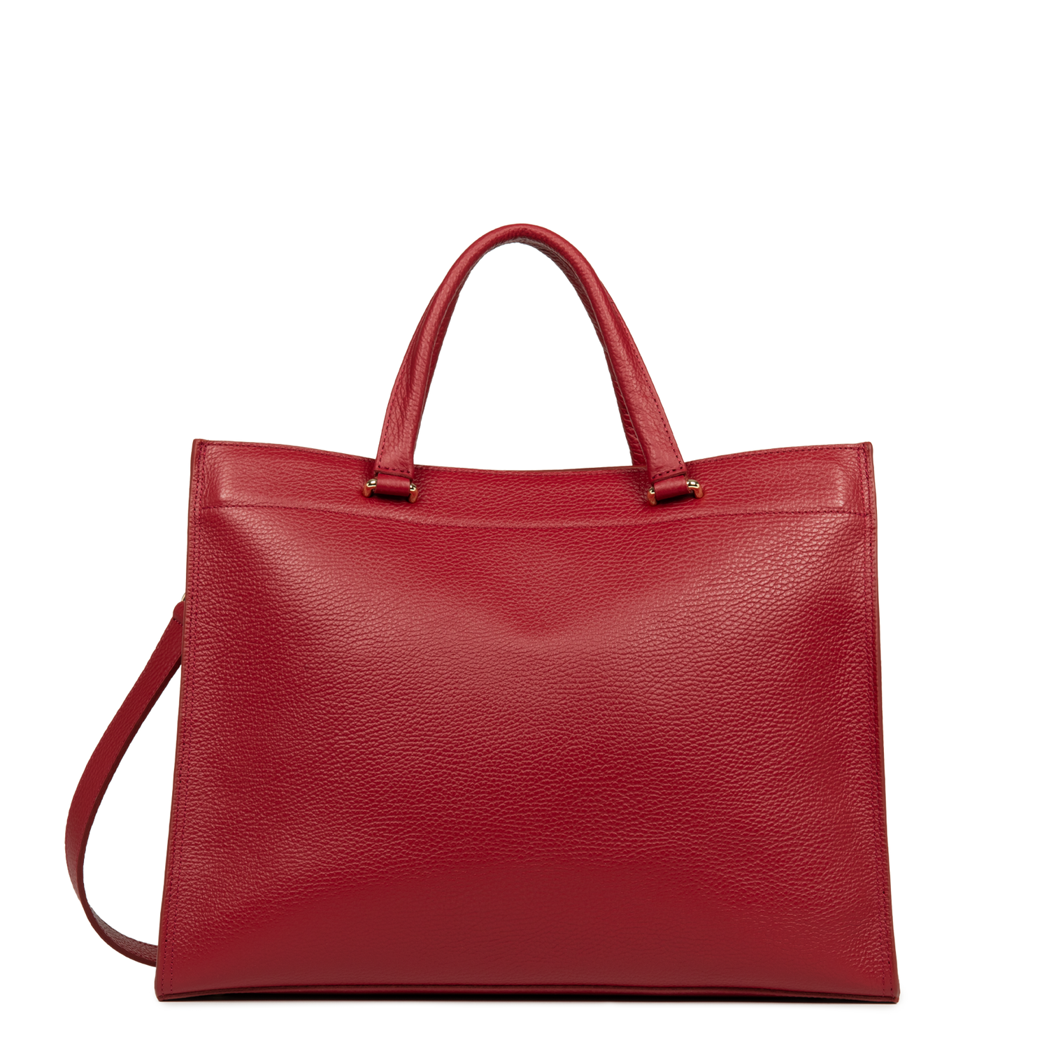 grand sac cabas épaule - foulonné double