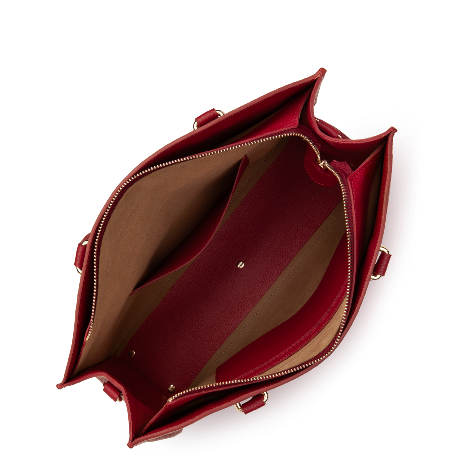 grand sac cabas épaule - foulonné double