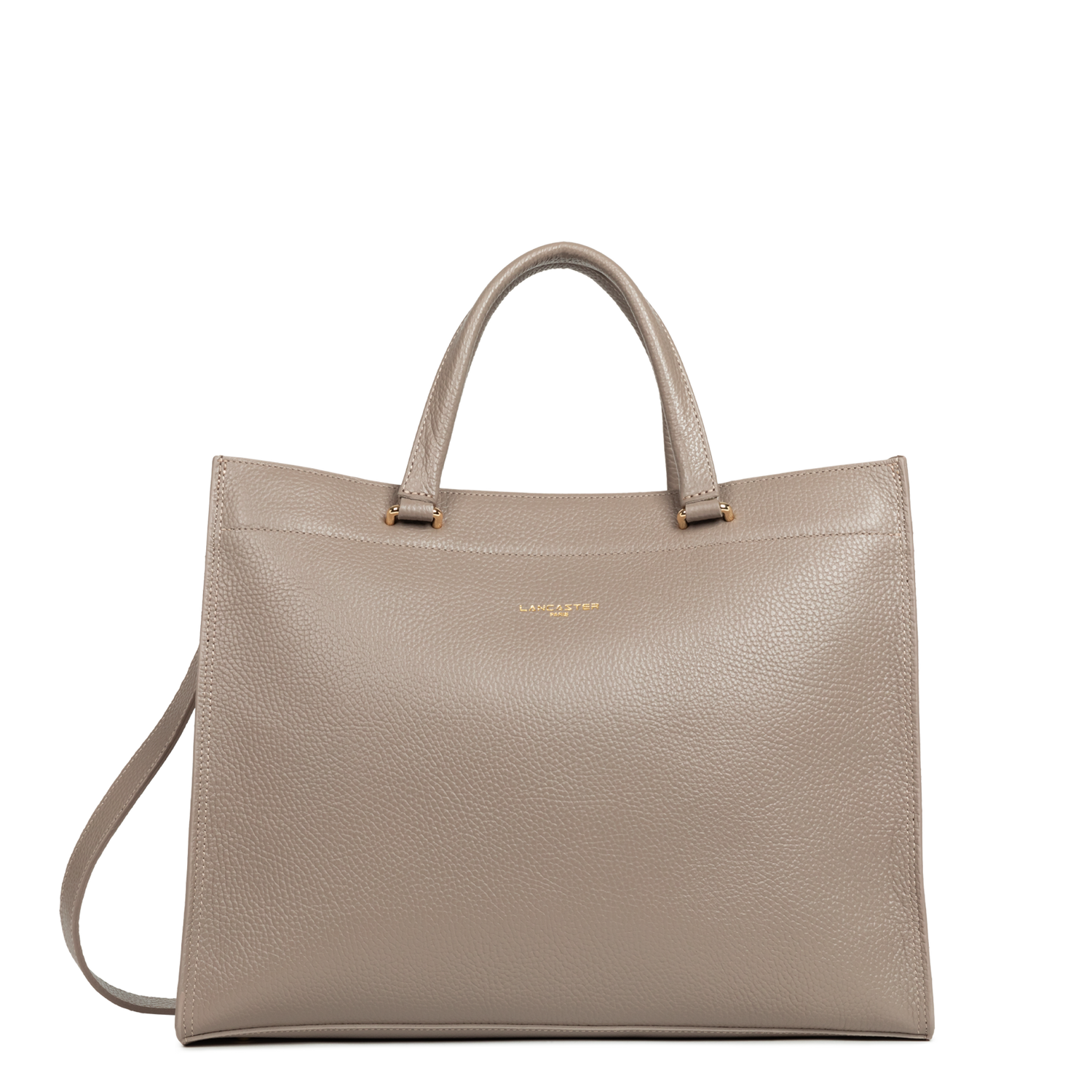 grand sac cabas épaule - foulonné double