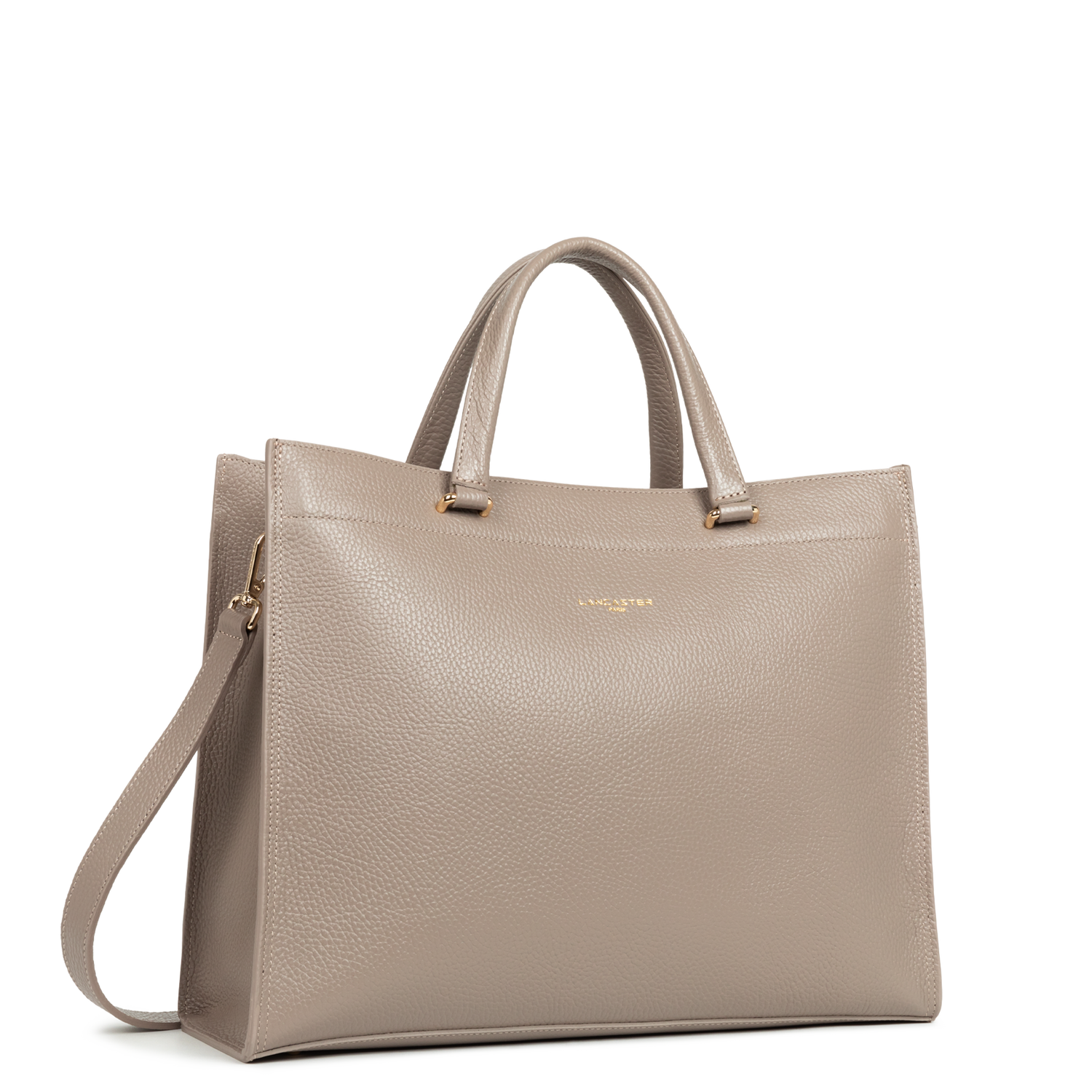 grand sac cabas épaule - foulonné double