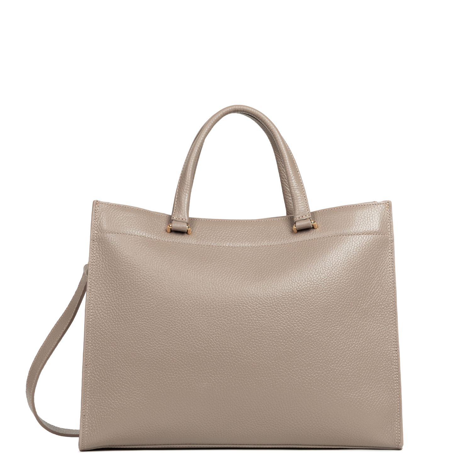 grand sac cabas épaule - foulonné double