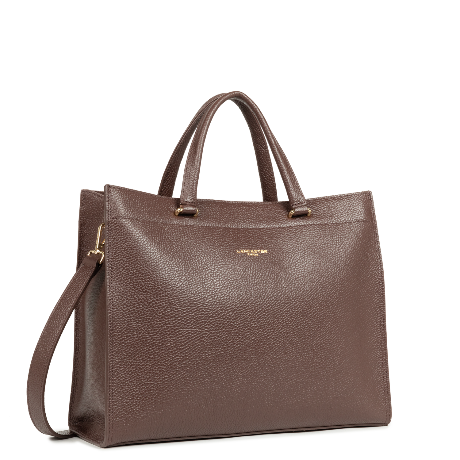 grand sac cabas épaule - foulonné double