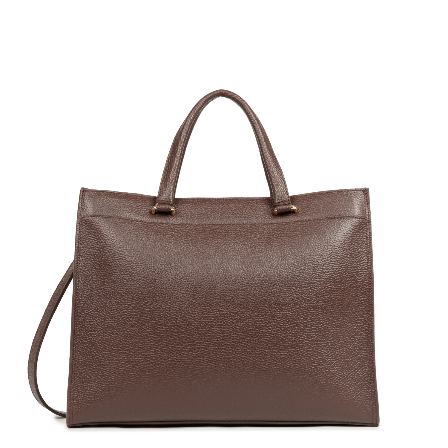 grand sac cabas épaule - foulonné double