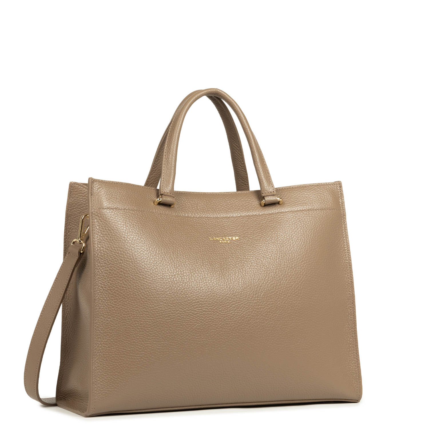 grand sac cabas épaule - foulonné double