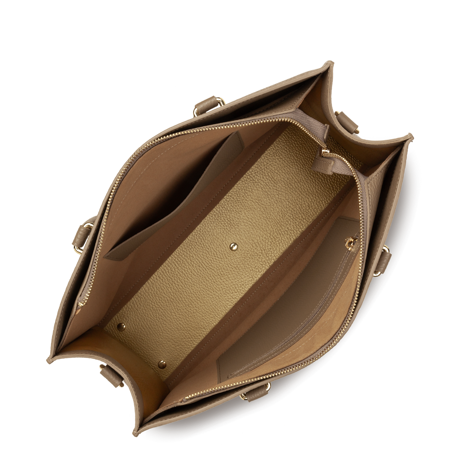 grand sac cabas épaule - foulonné double