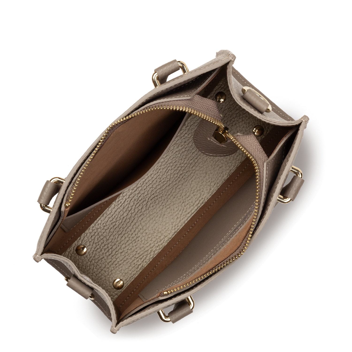 petit sac à main - foulonné double