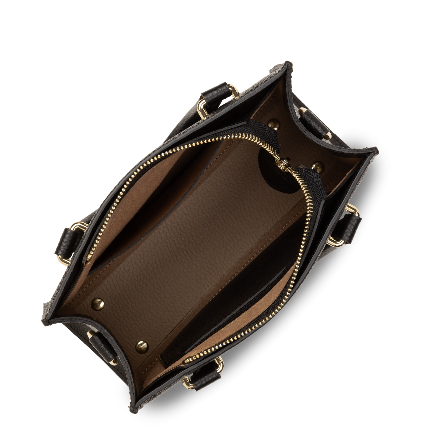 petit sac à main - foulonné double