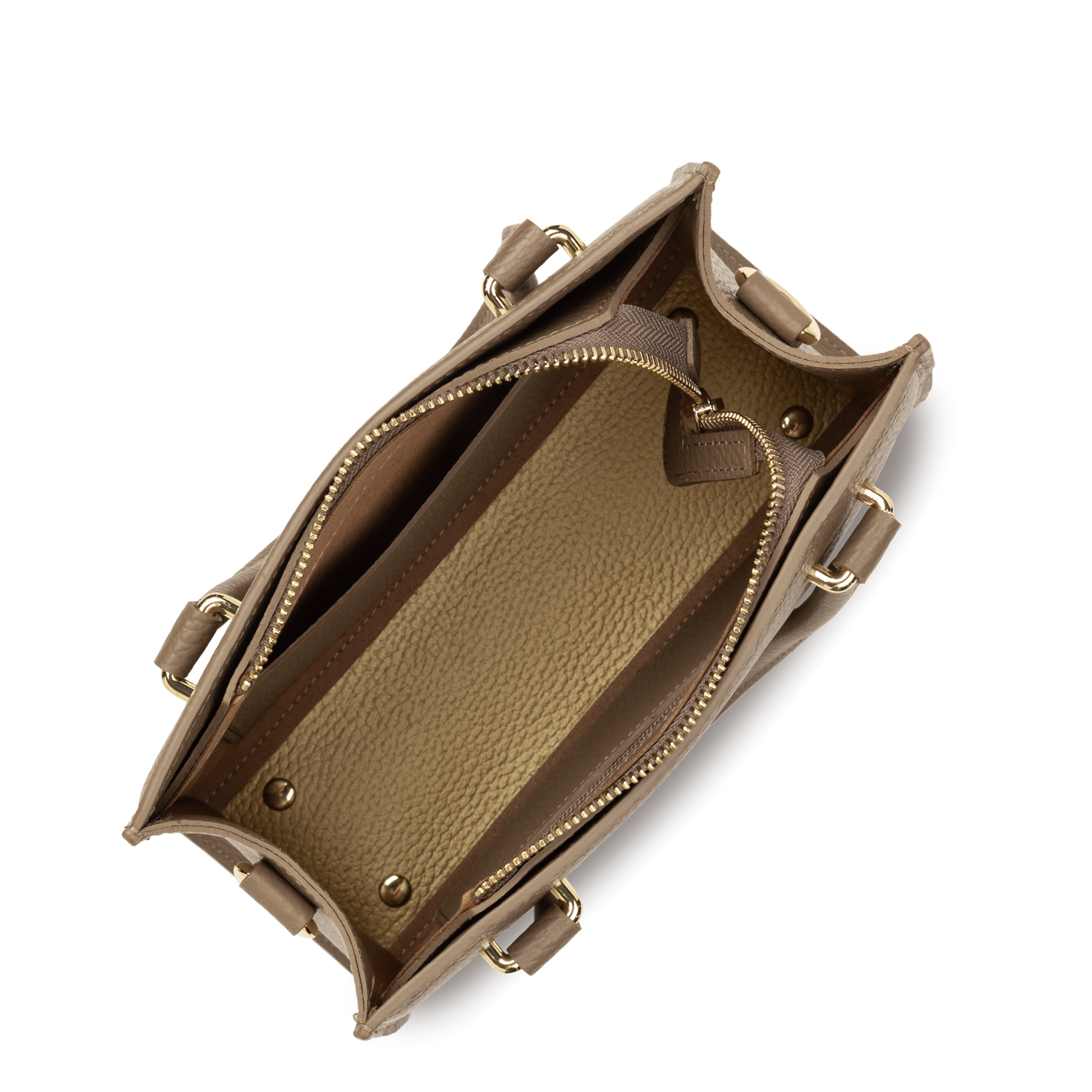 petit sac à main - foulonné double