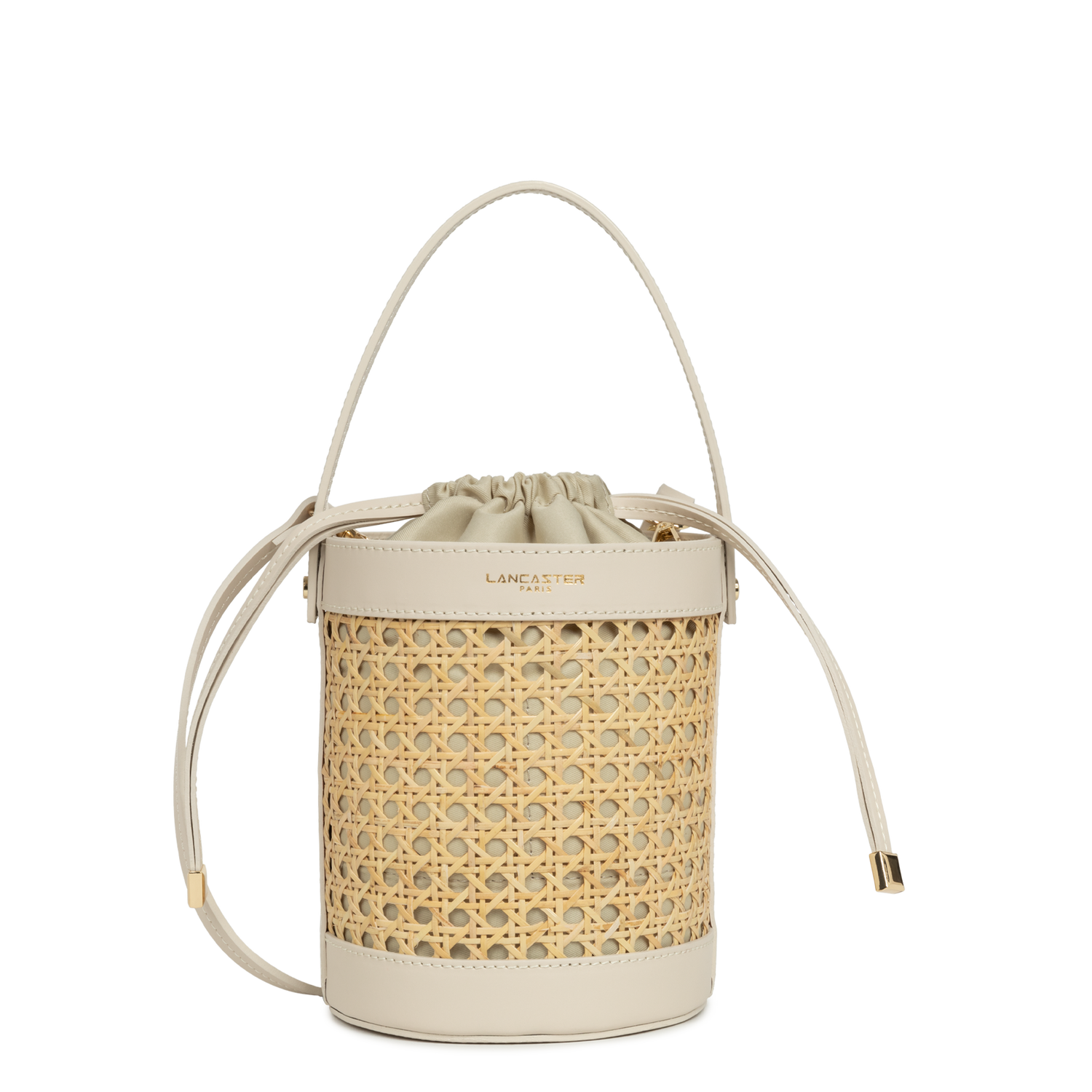 sac seau - cannage rotin