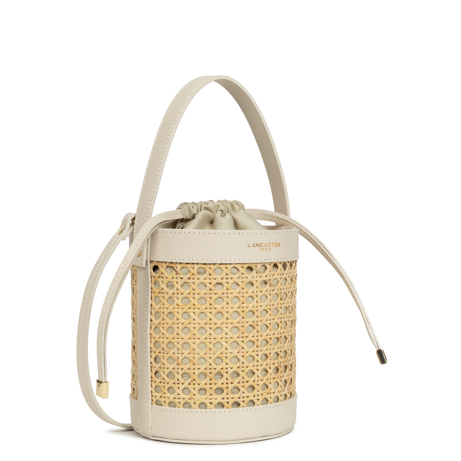 sac seau - cannage rotin