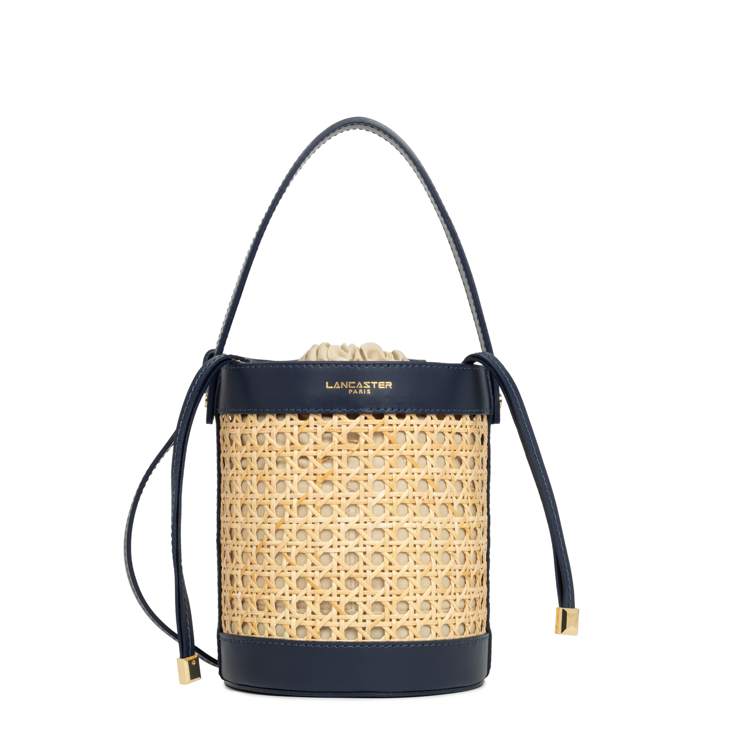 sac seau - cannage rotin