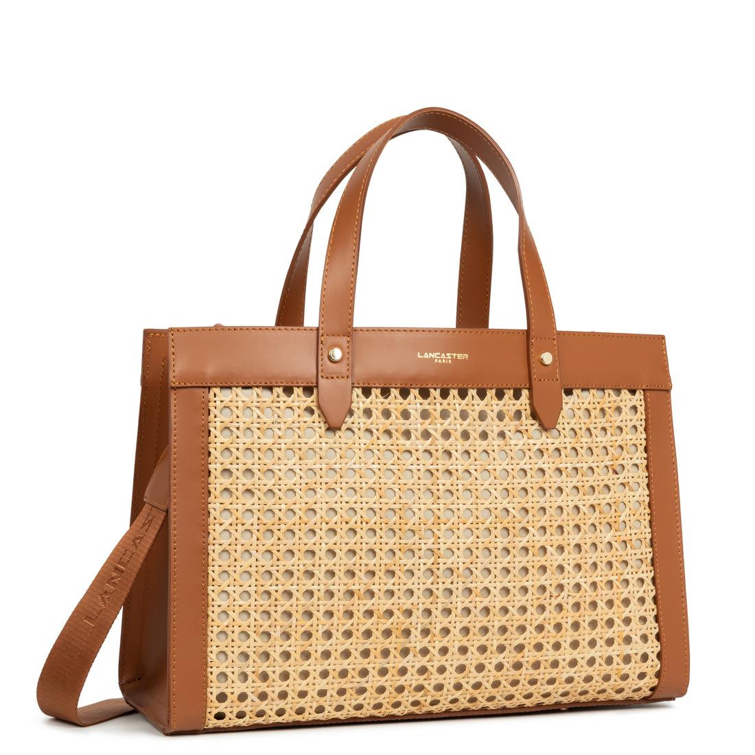 sac cabas main - cannage rotin