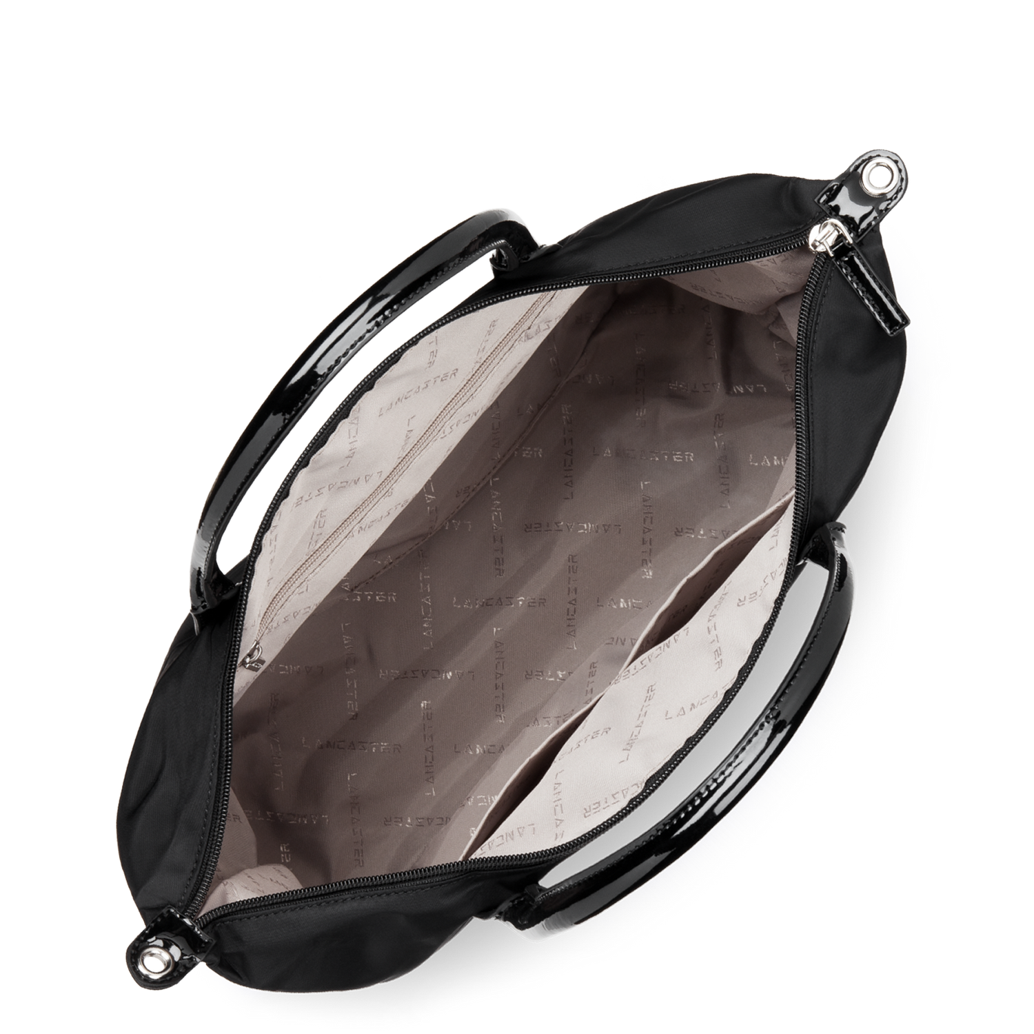 grand sac cabas main - basic verni