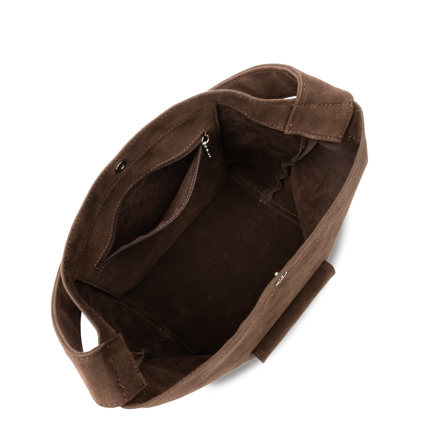 mini sac seau - suédine kba