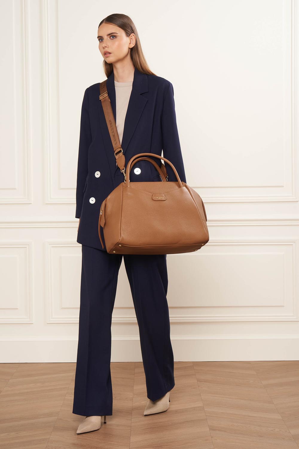 très grand sac cabas main - dune