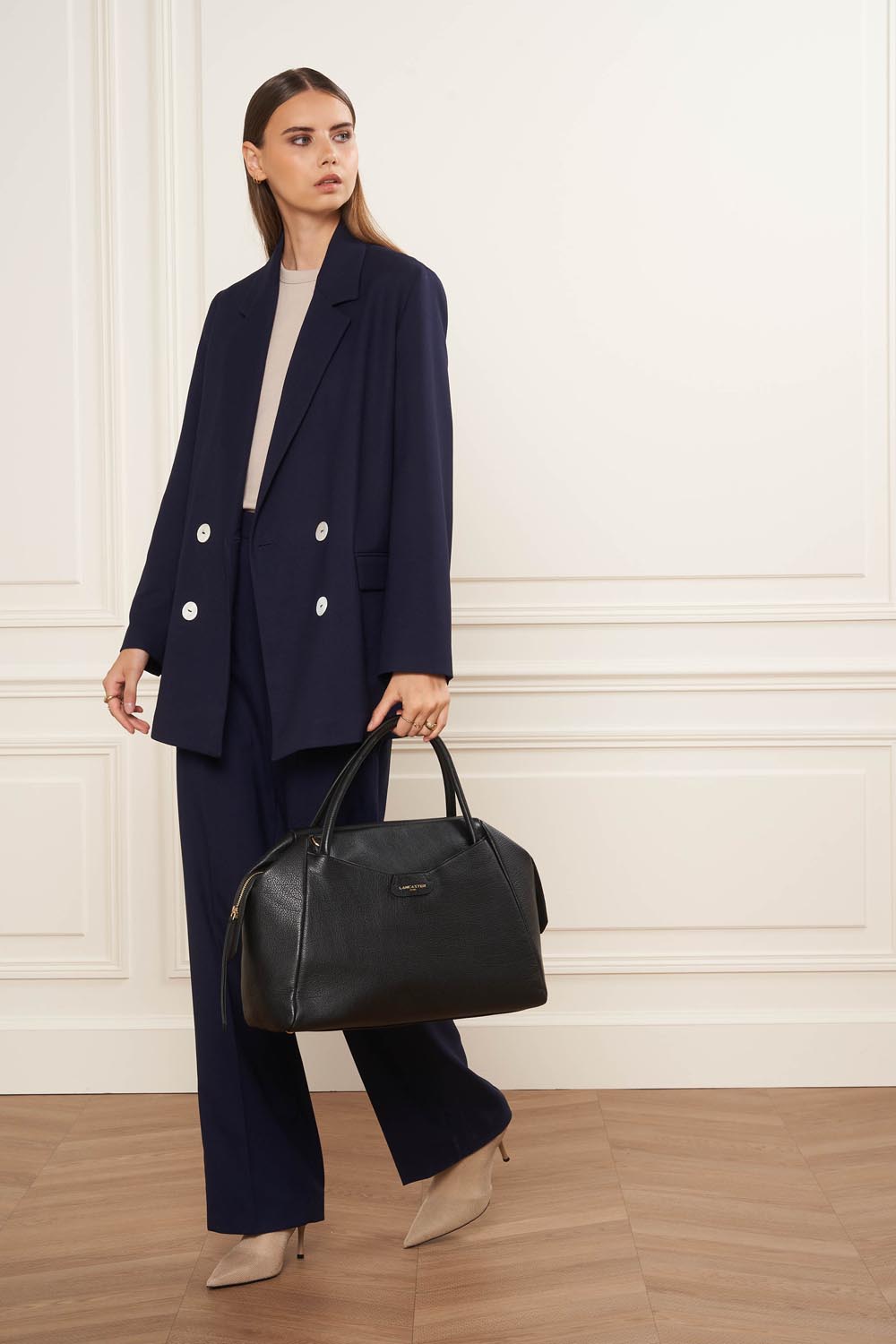 très grand sac cabas main - dune