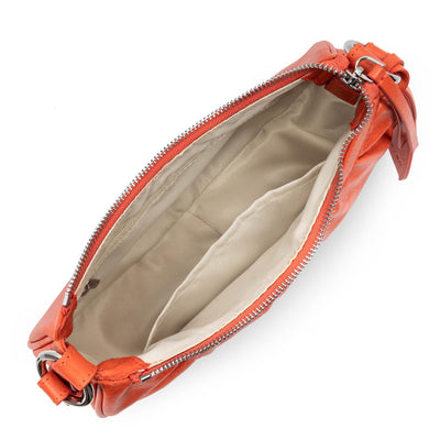 petit sac demi lune - rétro chouchou #couleur_orange