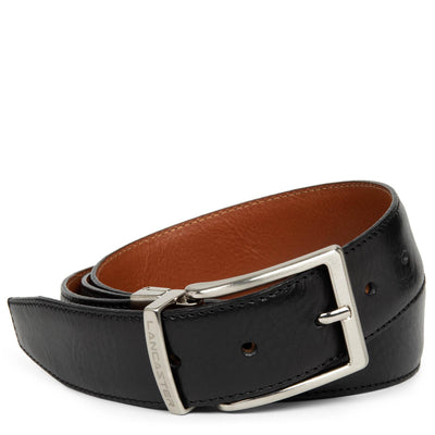 ceinture - ceinture cuir lisse homme #couleur_noir-vison