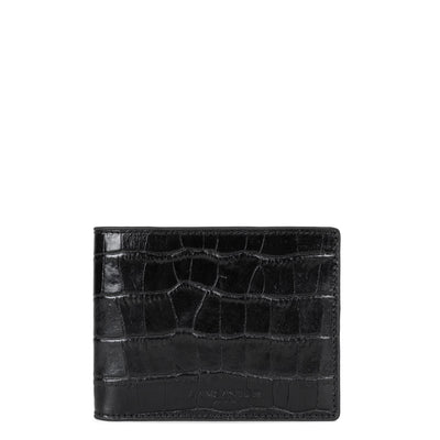 porte-cartes - croco homme #couleur_noir