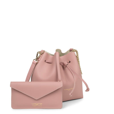 petit sac bourse - pur & element city #couleur_rose-antic-in-champagne